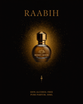 RAABIH Honey Moon 50ml — alcohol-free pure oil parfum, honey jasmine vanilla
