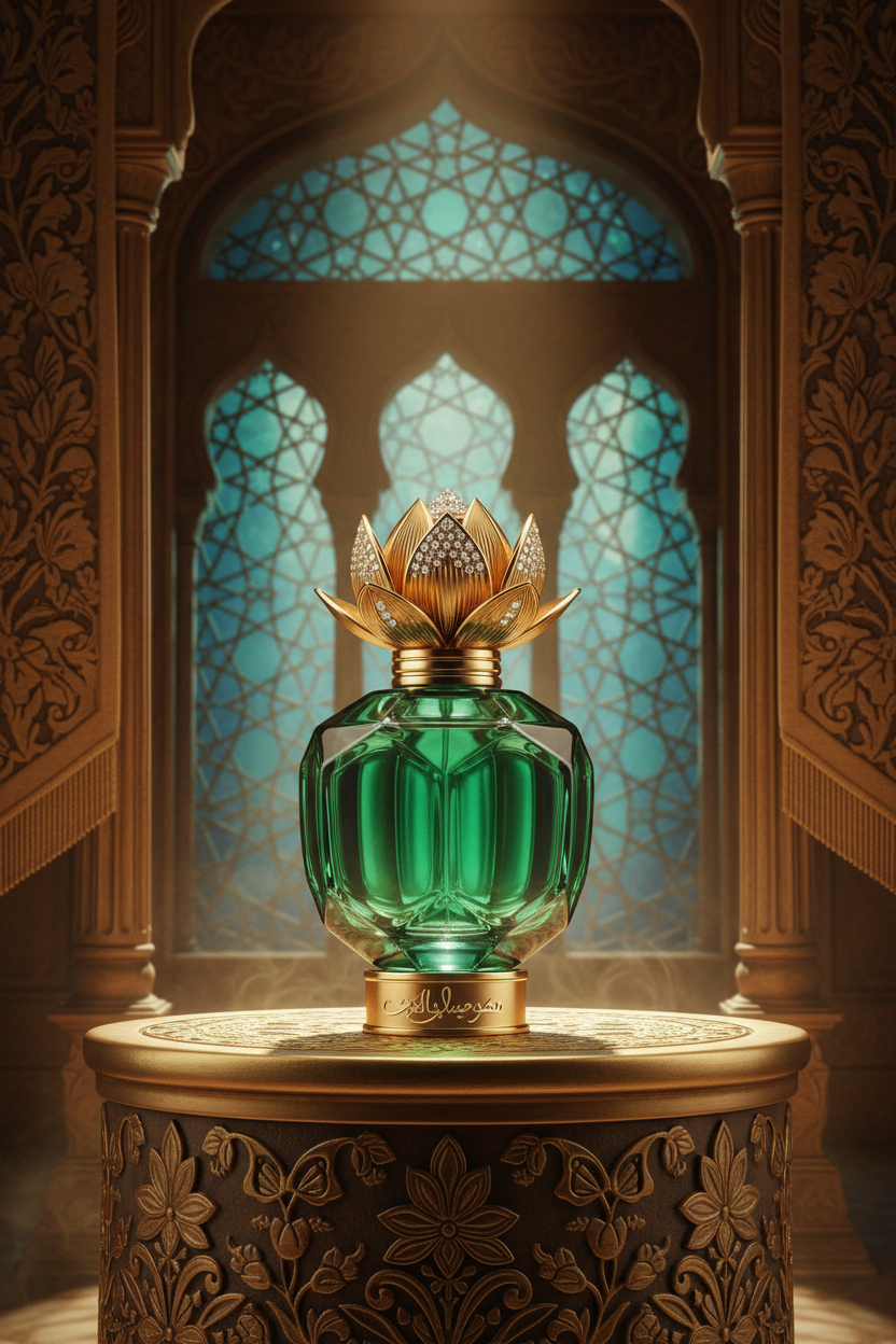 Dubai-Inspired Luxury Perfume Visual